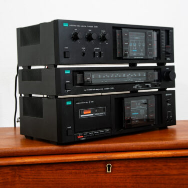 Vintage Sansui Set A-770 Integrated Amplifier, Tuner, Casette Black 3 Pc 770