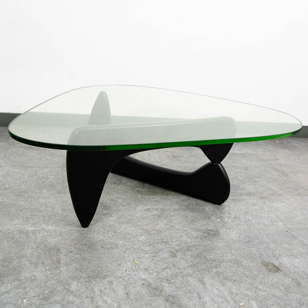 Mid Century Modern Coffee Table Isamu Noguchi Herman Miller Black 50 Inch MCM - Image 2