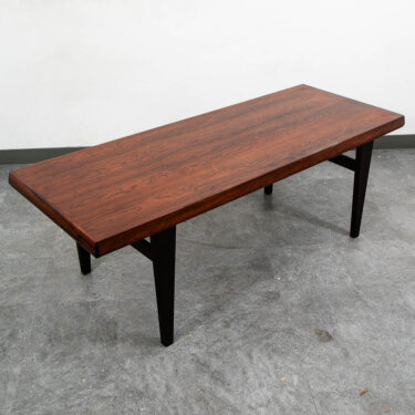 Mid Century Danish Modern Coffee Table Rosewood Mcm Vintage Denmark 60 in Mcm