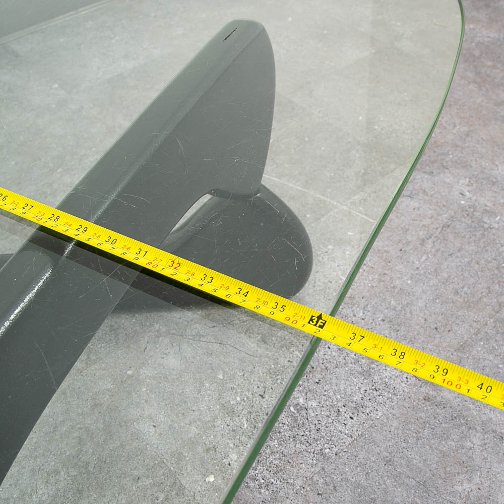Mid Century Modern Coffee Table Isamu Noguchi Herman Miller Black 50 Inch MCM - Image 12