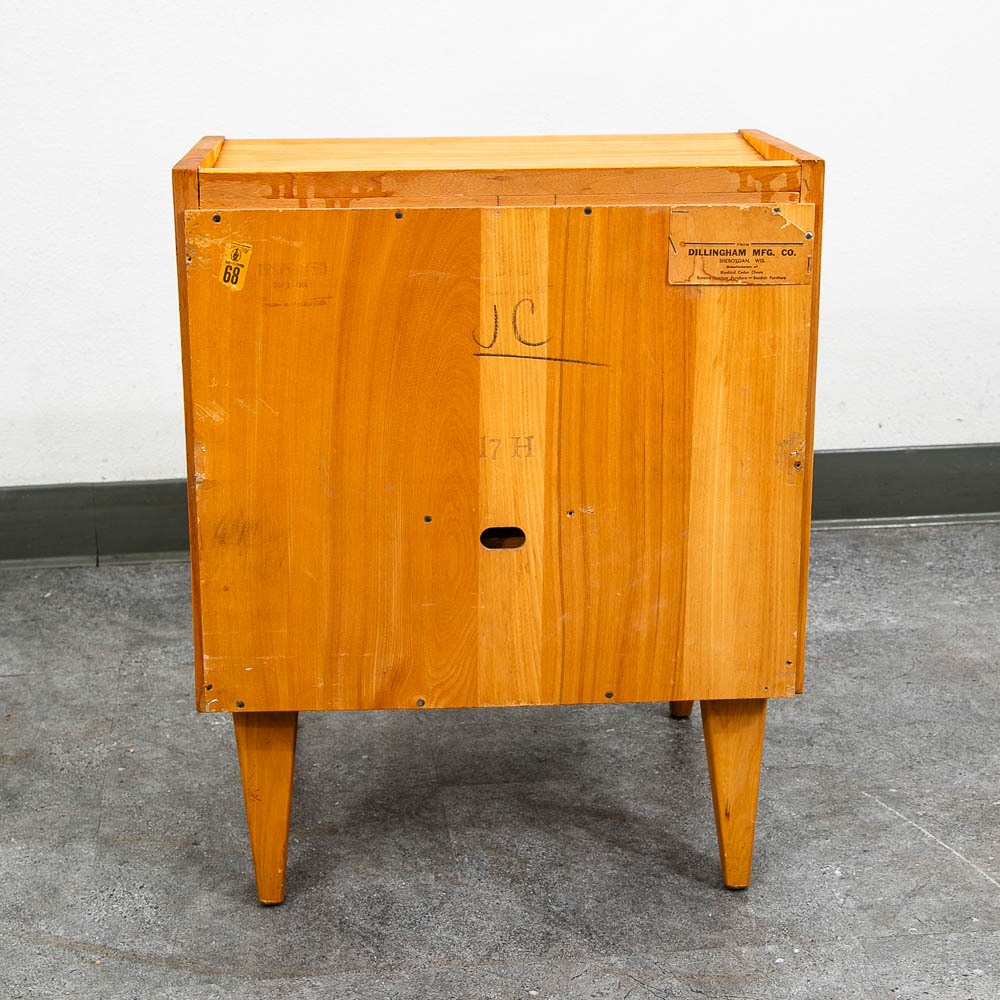Mid Century Modern Nightstands Solid Oak Dillingham Drawers End Tables MCM - Image 8