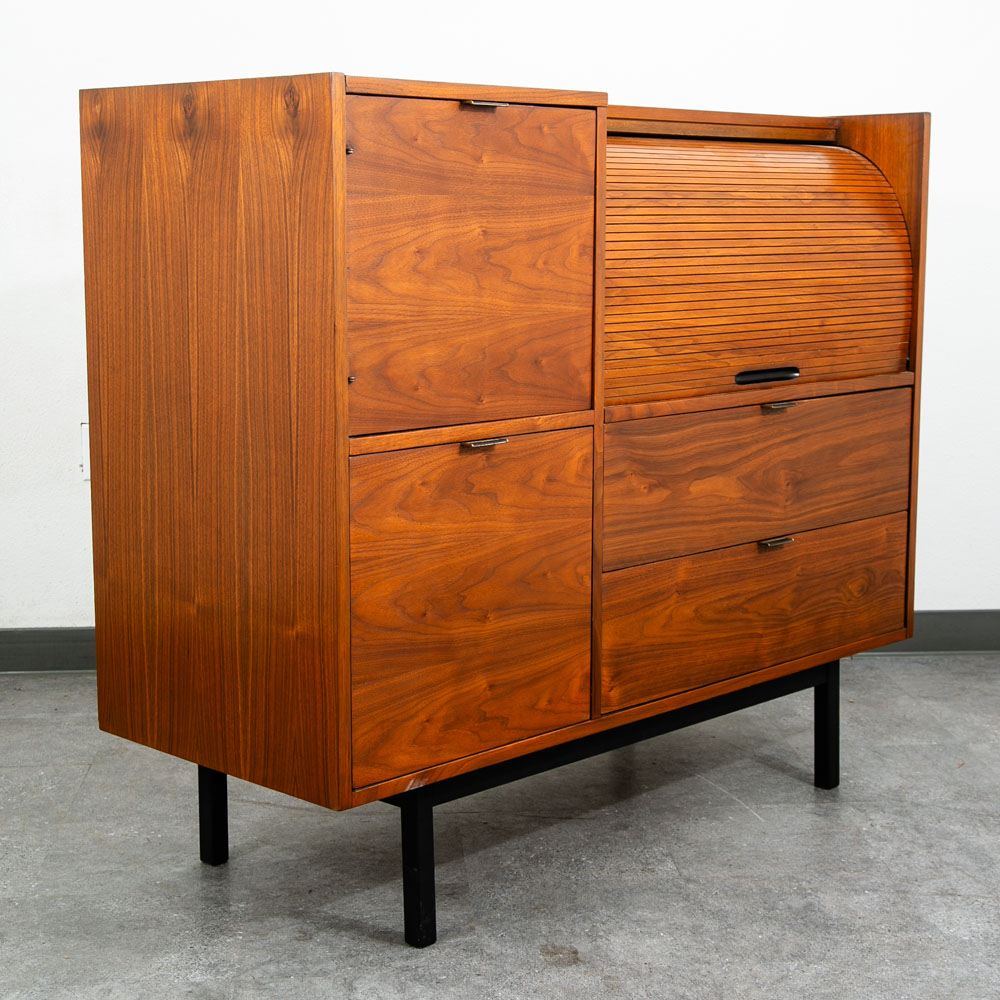 Mid Century Danish Modern Highboy Dresser Torring 6 Drawer Solid