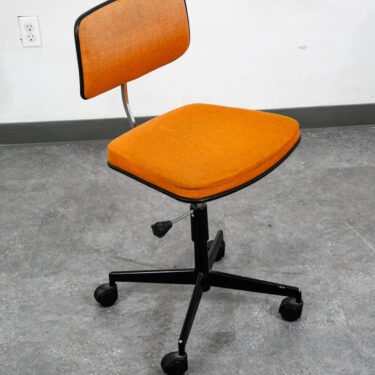Mid Century Modern Office Chair Task Swivel Work Orange Rasmussen Labofa Work