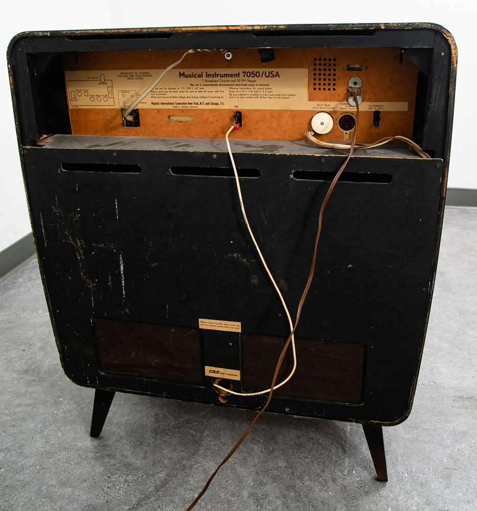 Mid Century Danish Modern Stereo Console Grundig Record Player Radio Hifi Mcm - Image 10