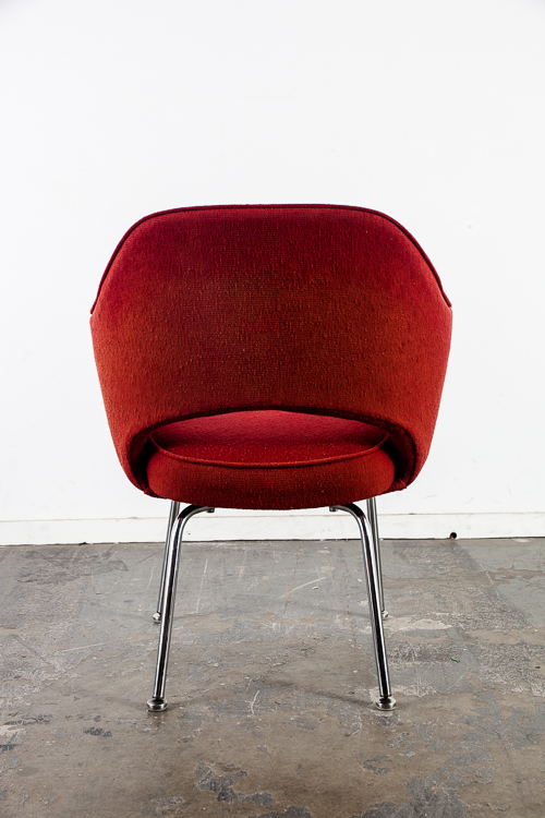 Mid Century Modern Armchair Knoll International 71a Eero Saarinen Mid Century Modern Armchair Knoll International 71a Eero Saarinen Executive Chair Arms Red Mcm Metal