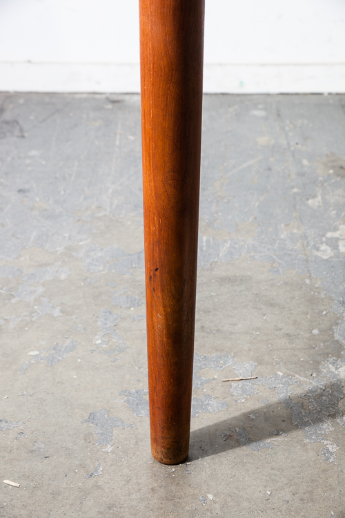 Mid Century Danish Modern Dining Table Teak Extension Leaf x2 Denmark Vintage Slide Out Rectangular Denmark Scandinavian - Image 9