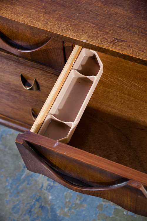 Mid Century Modern Dresser Credenza Broyhill Brasilia Vintage Danish 9 Drawer Broyhill Lane Martinsville Walnut