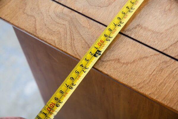 Mid Century Modern Dresser Highboy Solid Cherry Wood Vintage Danish Tallboy Mcm Four Drawer Rope Handles Rare Danish Modern 4 Drawer Stamped - Image 9