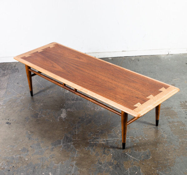 Mid Century Modern Coffee Table Lane Surfboard Acclaim Restored Vintage Wide Mcm