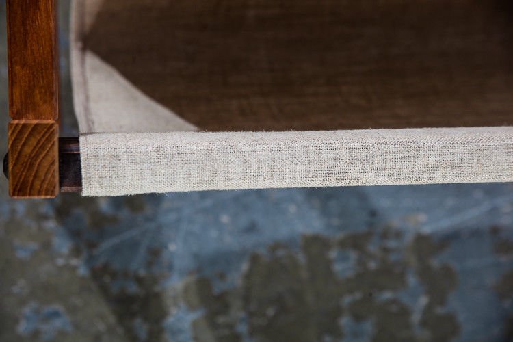 Uploaded ToMid century danish modern magazine rack side table teak Domi Horsens Denmark Mcm Small Wood Sweden Norway Scandanavian Canvas Brown White