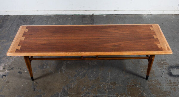 Mid Century Modern Coffee Table Lane Surfboard Acclaim Restored Vintage Wide Mcm