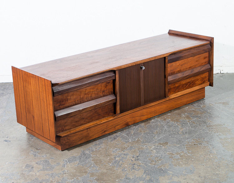 Mid Century Modern Cedar Chest Lane Hope Chest Danish Bench Black Vintage Mcm VG - Image 2