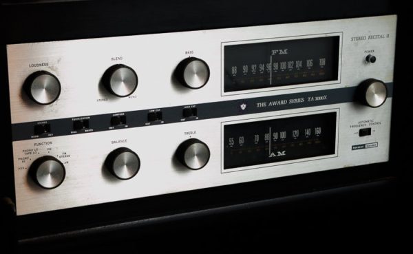 Mid Century Modern Stereo Console Record Player Harman Kardon Electro Voice SP12B Mcm Hifi Tube Amplifier Barzilay Restored Custom Garrard - Image 4