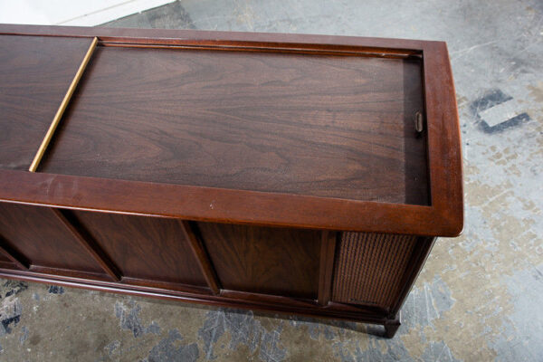 Mid Century Modern Stereo Console Record Player Radio Magnavox Working Hifi Mcm