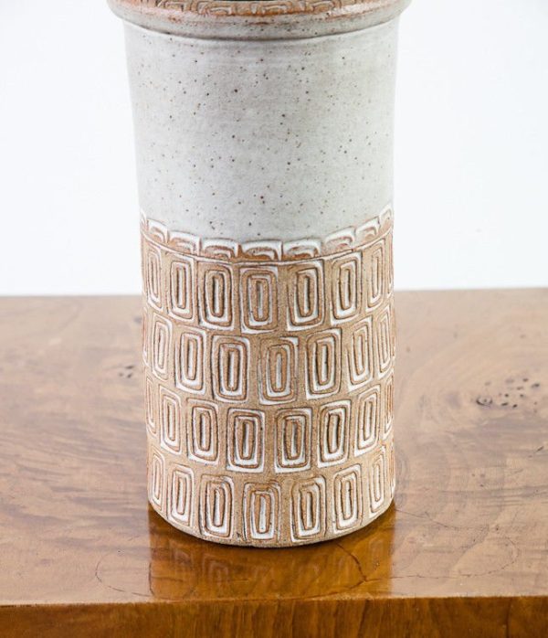 Mid century modern ceramic vase los artesanos puerto rico studio art pottery mcm - Image 4