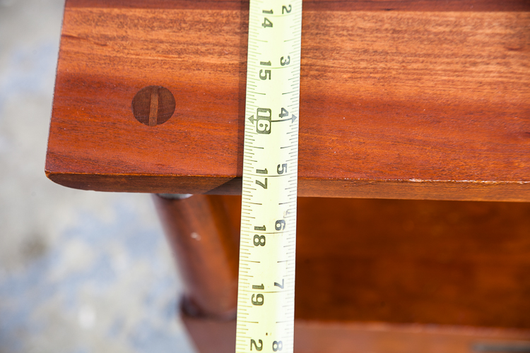 Mid Century Modern Nightstands End Tables Side Solid Cherry Wood Willett Vintage - Image 10