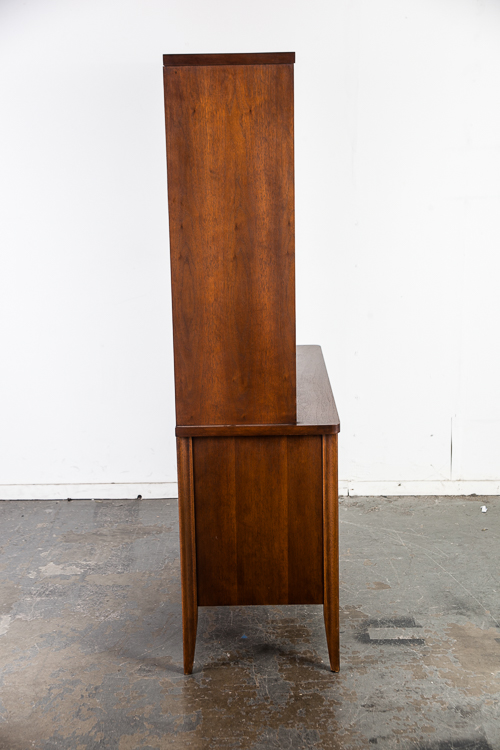 Mid Century Modern Hutch China Cabinet Broyhill Saga Vintage Display Mcm Glass M - Image 8