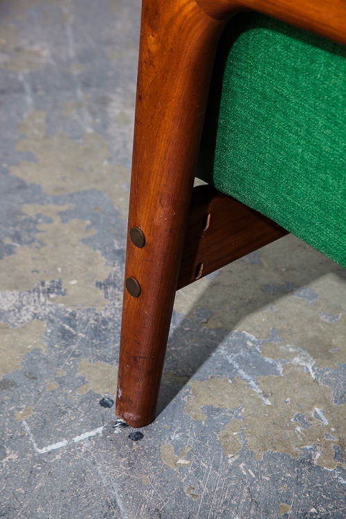 Mid Century Danish Modern Sofa Couch Dux Folke Ohlsson Green Swedish Vintage XL