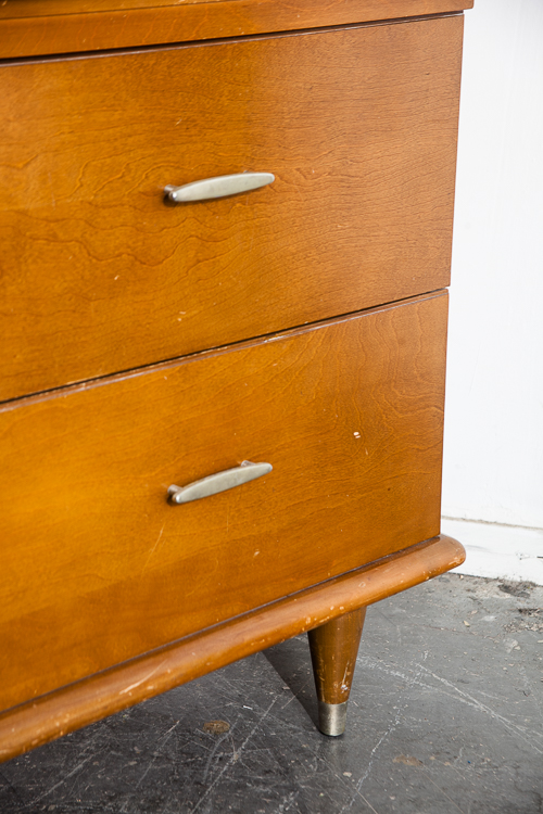 Mid Century Modern Dresser Credenza Low Solid Wood 9 Drawer Vintage Lane Drexel - Image 7