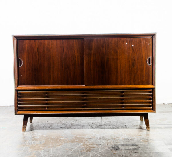 Mid Century Modern Stereo Console Telefunken Record Player Radio Vintage Working Tested Grundig Hifi Home Audio System - Image 3