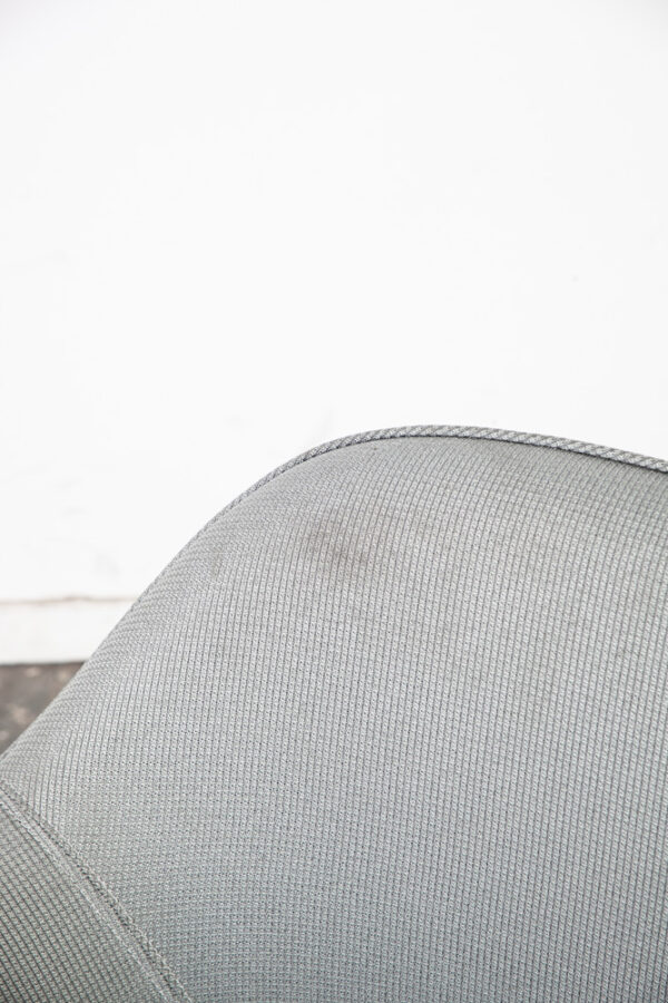 Mid Century Modern Armchair Knoll Inc Eero Saarinen Executive Arm Chair Vintage Gray Metal - Image 8