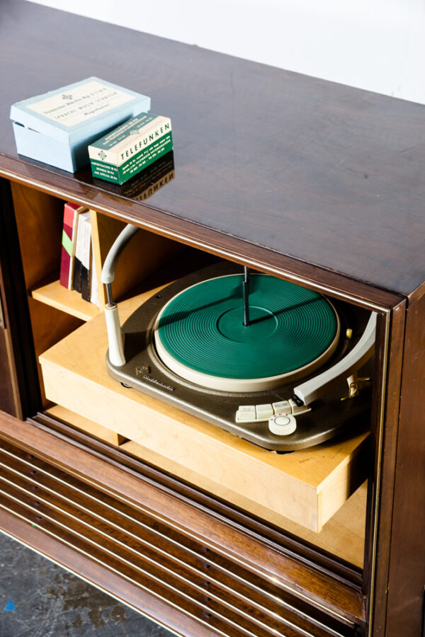 Mid Century Modern Stereo Console Telefunken Record Player Radio Vintage Working Tested Grundig Hifi Home Audio System - Image 7