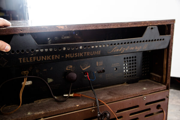 Mid Century Modern Stereo Console Telefunken Record Player Radio Vintage Working Tested Grundig Hifi Home Audio System - Image 10