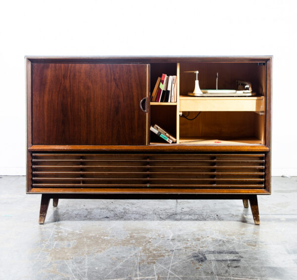 Mid Century Modern Stereo Console Telefunken Record Player Radio Vintage Working Tested Grundig Hifi Home Audio System - Image 6