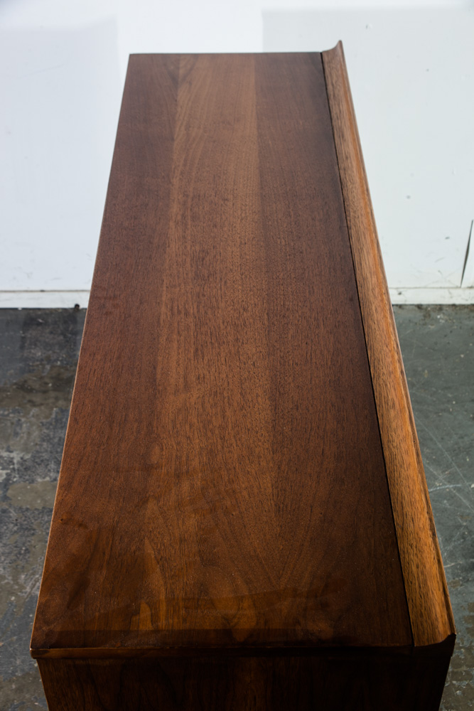 Mid Century Modern Dresser Gentlemans Chest Drawers Broyhill Sculptra Magna Mcm Brasilia Restored Vintage Danish - Image 9