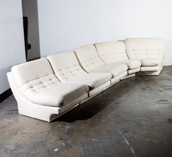 Mid Century Modern Sofa Couch Sectional Modular Space Age Kagan Carter Furniture