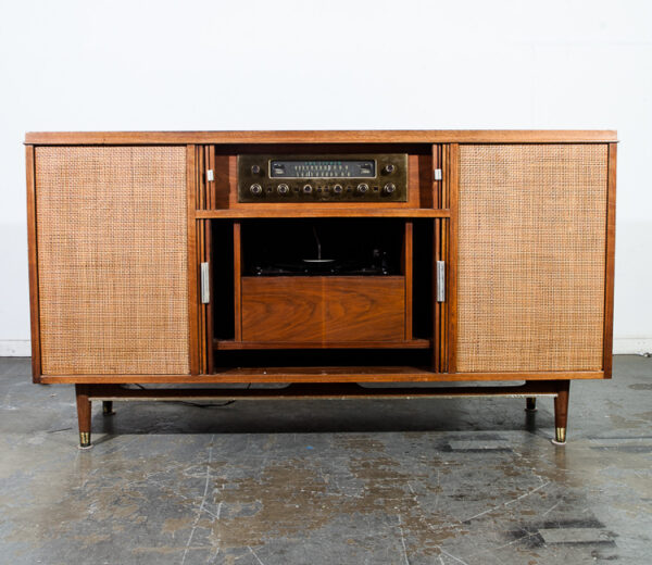 Mid Century Modern Stereo Console The Fisher Statesman Widdicomb Mueller Record Player 1010 202T Hifi - Image 3