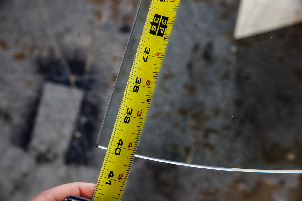 Mid Century Modern Entry Table Side End Travertine Stone Italian Glass Vintage Console Display Italy Design Stone - Image 12