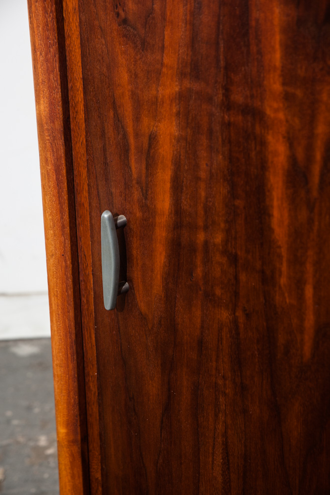 Mid Century Modern Credenza Stereo Console Cabinet Audio Ace Hi Prelude Vintage Danish Hifi Solid Wood Walnut - Image 11