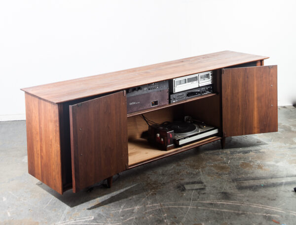 Mid Century Modern Stereo Console Credenza Prelude Ace Hi Radio Record Player M Home Audio Hifi Technics Hafler Eumig Custom - Image 5