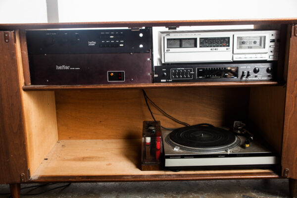 Mid Century Modern Stereo Console Credenza Prelude Ace Hi Radio Record Player M Home Audio Hifi Technics Hafler Eumig Custom - Image 6