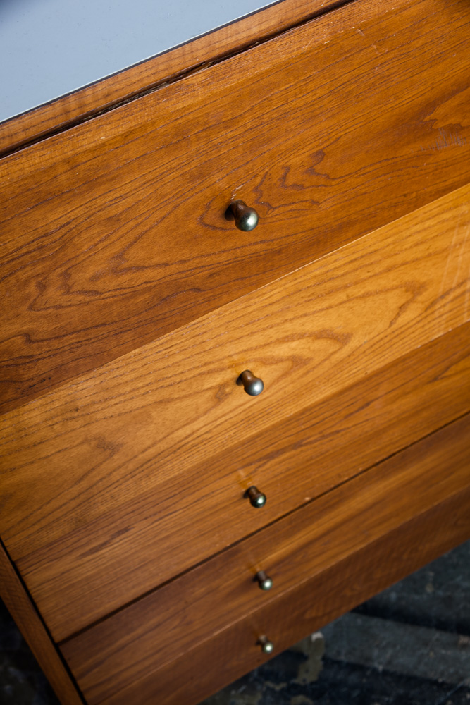 Mid Century Modern Dresser Higboy Set Paul Mccobb Woodland of California Solid Walnut Vintage Mcm Tall Tallboy Pair Two - Image 6