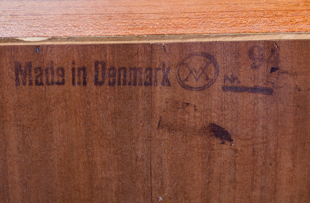 Mid Century Danish Modern Dresser Highboy Tall Arne Wahl Iversen VM Teak Denmark - Image 5