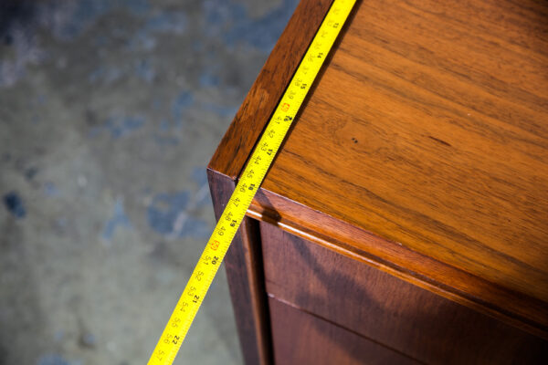 Mid Century Modern Dresser Credenza Kroehler Furniture Walnut Rosewood Vintage Drexel Lane Storage Cabinet Danish Denmark - Image 7