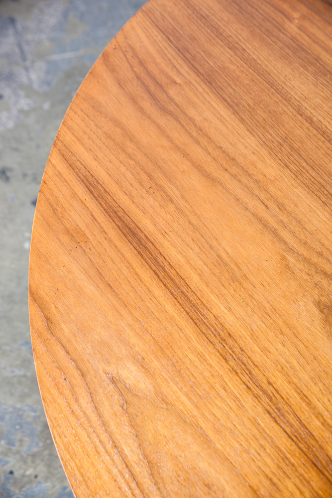 Mid century modern Dining Table Greta Grossman Glenn of California Walnut Round - Image 7