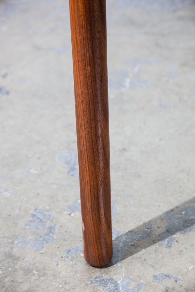 Mid century modern Dining Table Greta Grossman Glenn of California Walnut Round - Image 8