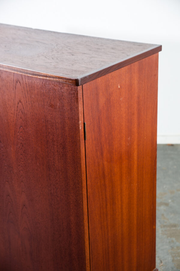 Mid Century Danish Modern Cabinet Credenza Teak Simple Minimalist Vintage Wood Denmark Design Oak Solid Wood - Image 10