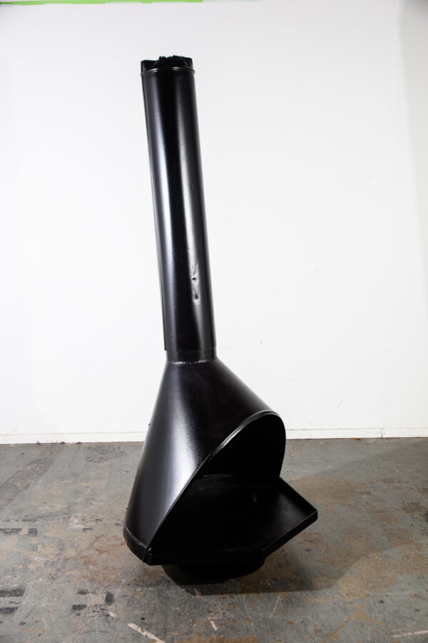 Mid Century Modern Fireplace Freestanding Preway Malm Black Restored Fire Pit Powder Coated Indoor Outdoor - Image 5