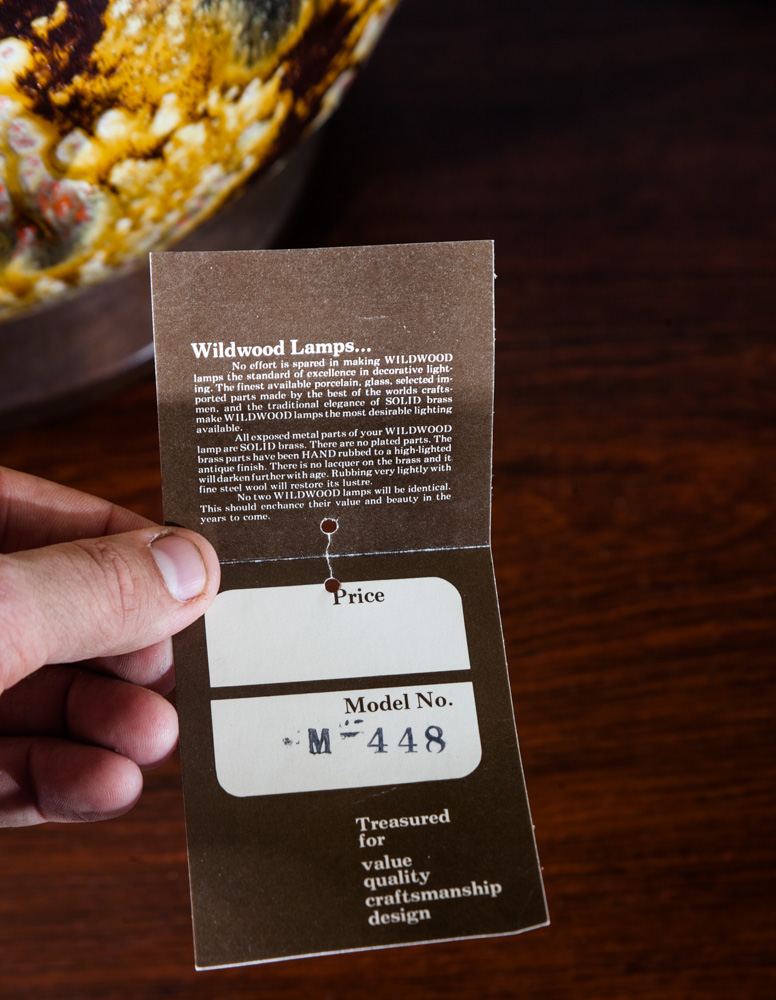 Mid Century Modern Table Lamp Set Ceramic Frederick Cooper Pair Round Shades Vintage Light Lighting Floor - Image 8