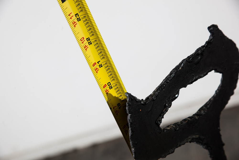 Mid Century Modern Cast Metal Sculpture Cat Iron Vintage California Design - Image 8