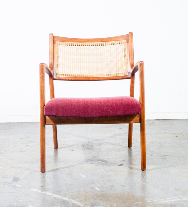 Mid Century Danish Modern Lounge Chair Arm Dux Folke Ohlsson Red Mohair Vintage Sweden Swedish - Image 10