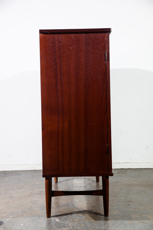 Mid Century Danish Modern Cabinet Credenza Teak Simple Minimalist Vintage Wood Denmark Design Oak Solid Wood - Image 12