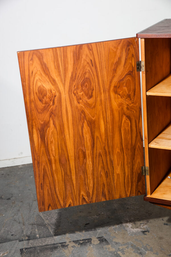 Mid Century Danish Modern Cabinet Credenza Teak Simple Minimalist Vintage Wood Denmark Design Oak Solid Wood - Image 8