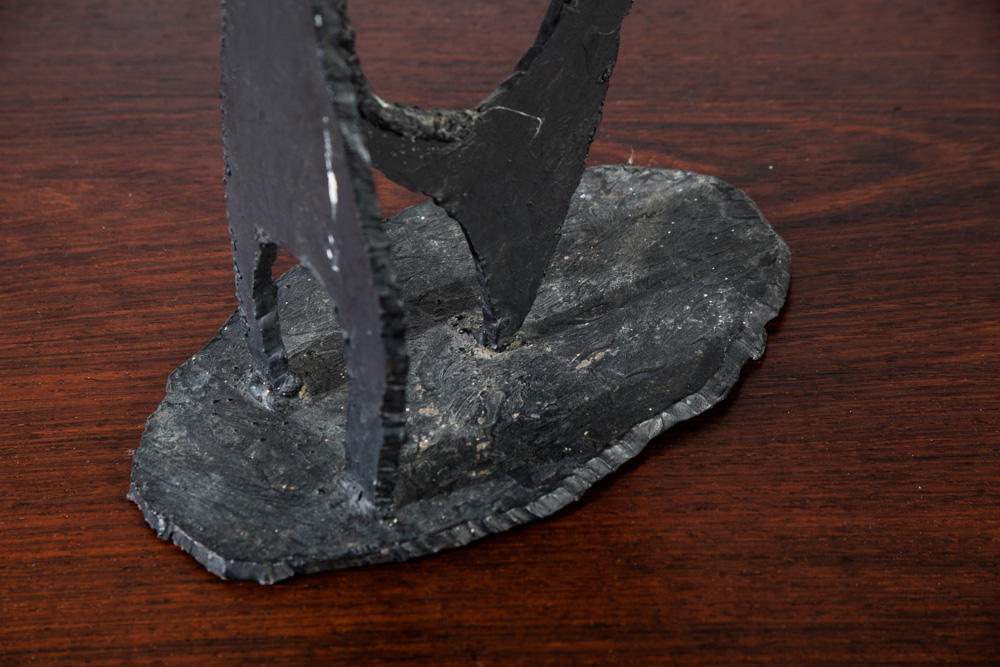 Mid Century Modern Cast Metal Sculpture Cat Iron Vintage California Design - Image 10