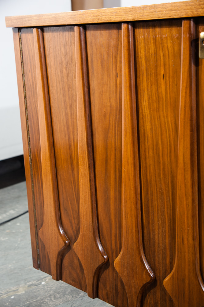 Mid Century Modern Dresser Credenza 9 Drawer Broyhill Brazilia Vintage Wide Wood Vintage Large Denmark - Image 6