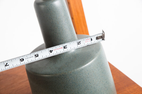 Mid Century Modern Table Lamp Martz Marshall Studios Green Ceramic Art Pottery Mint Blue - Image 8